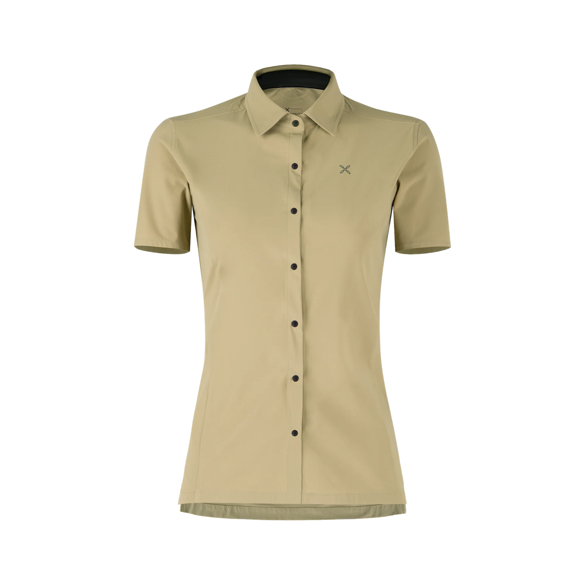MONTURA Solid S/S Shirt Woman - Camicia Stretch da Trekking a Maniche Corte da Donna