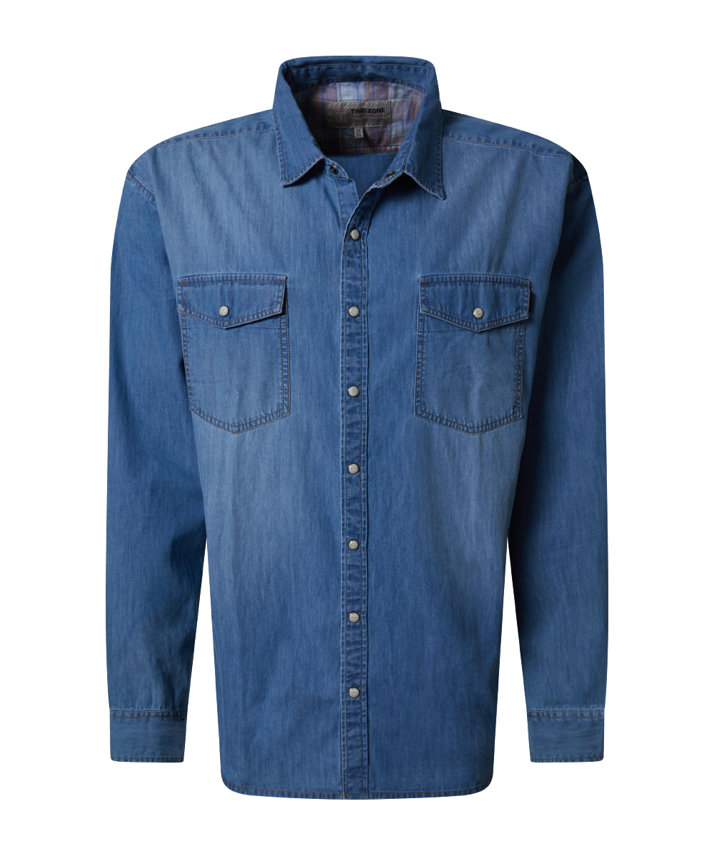 Timezone Camicia Denim Uomo 30179