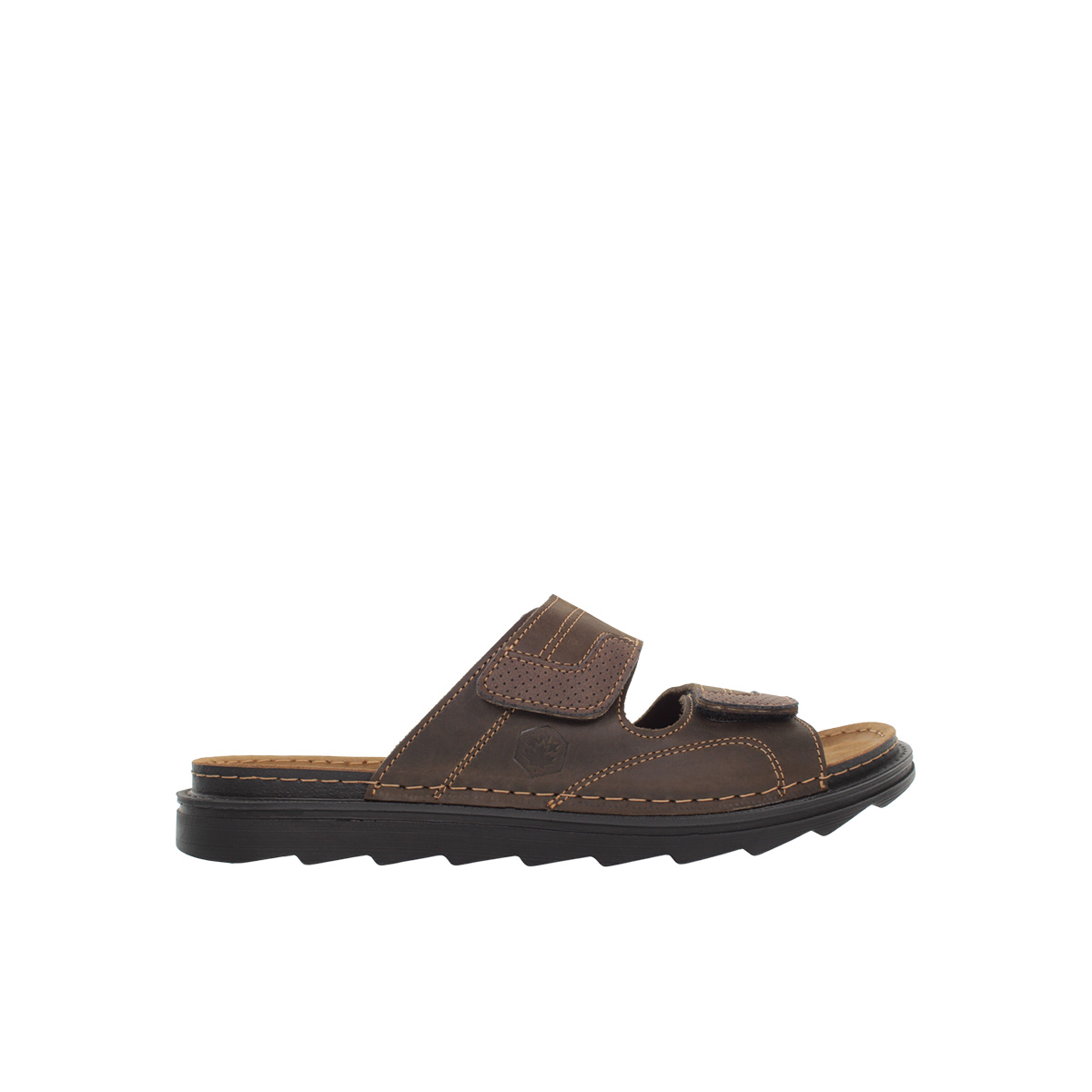 Lumberjack Asher – Ciabatta in Pelle da Uomo con Regolazione a Strappo