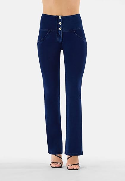 FREDDY Jeggings push up WR.UP® flare vita alta in cotone organico WRUP11BHC002ORG