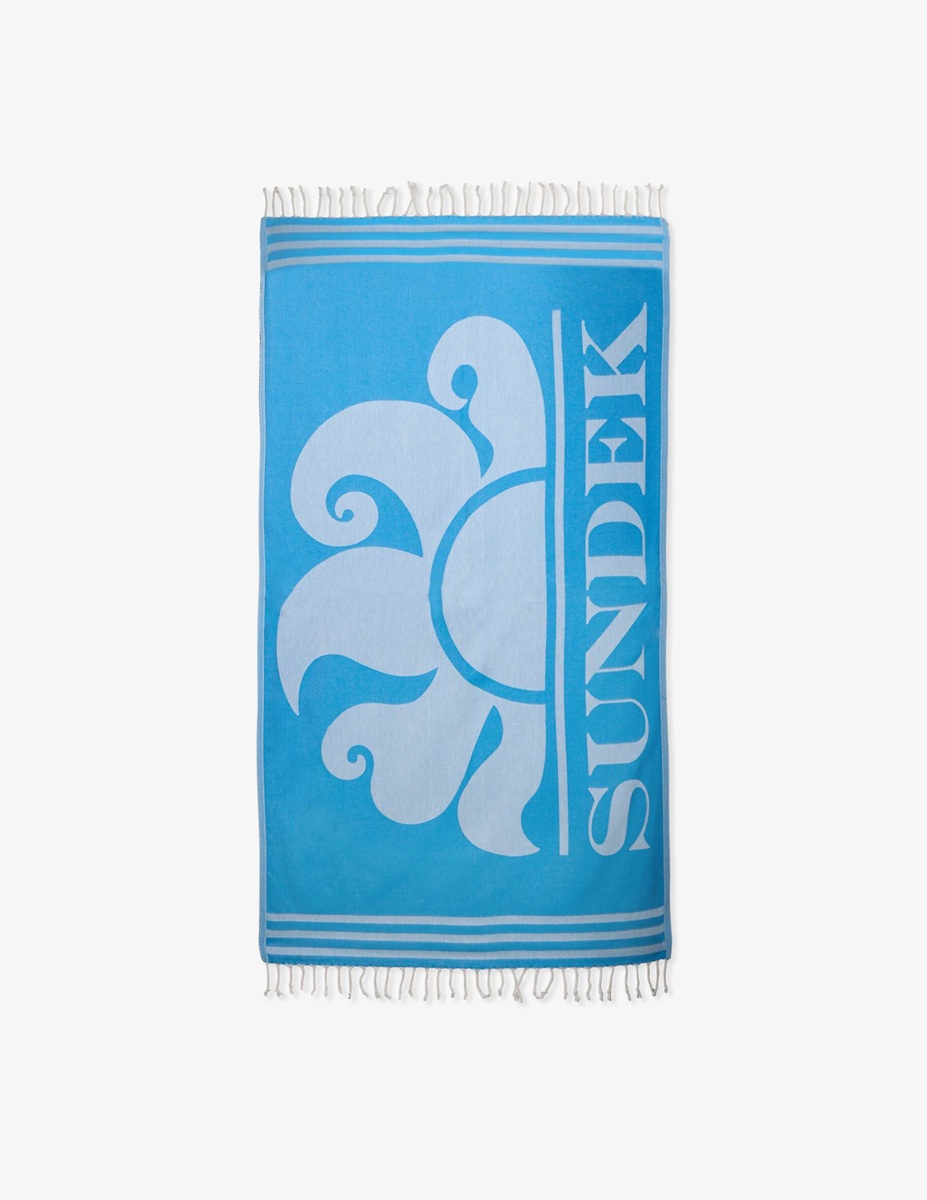SUNDEK Telo Mare Key Fouta Jacquard con Logo