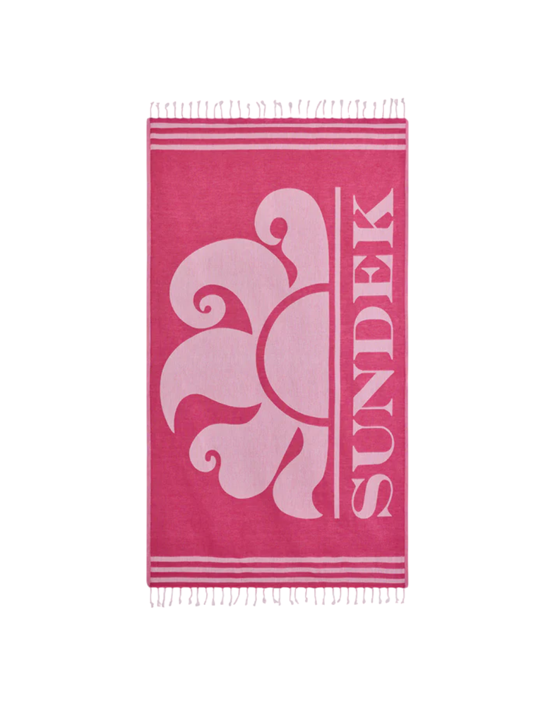 SUNDEK Telo Mare Key Fouta Jacquard con Logo