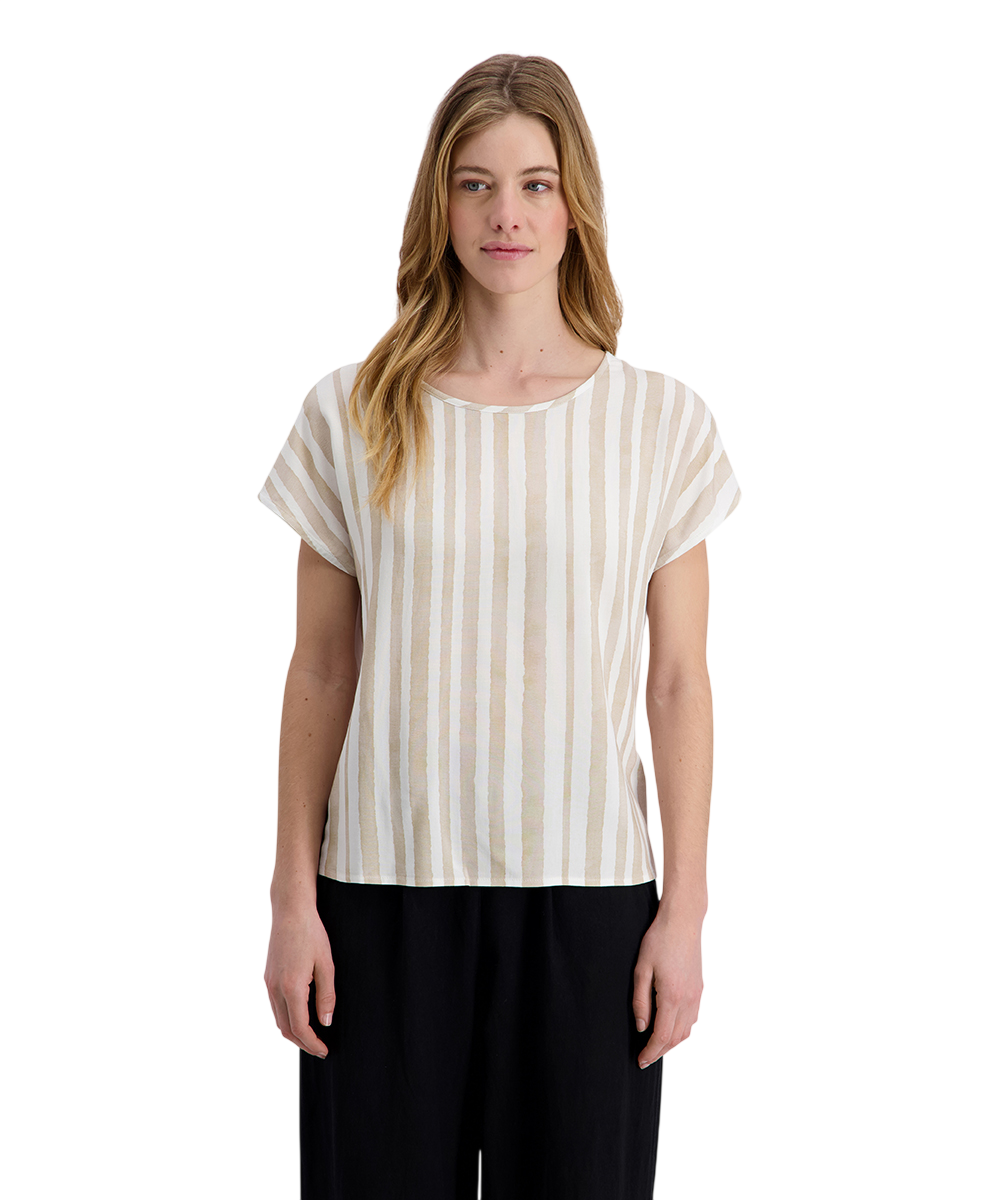 TIMEZONE Sleeveless Blouse W - T-Shirt a maniche corte in Viscosa da Donna - 30100