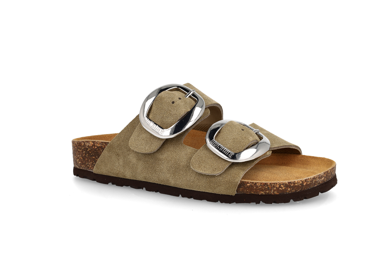 BioNatura 11 Thesis RH Vibram Imb. Scamosciato – Ciabatta da Donna con Plantare Anatomico