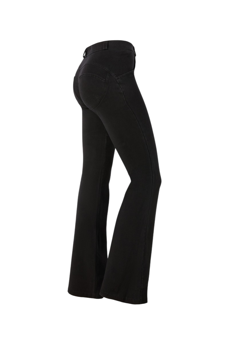 FREDDY Jeggings a Zampa Donna WR.UP Push Up Flare Vita Regular Tessuto Ecologico Denim Chiaro - WRUP11RC002ORG-J7N