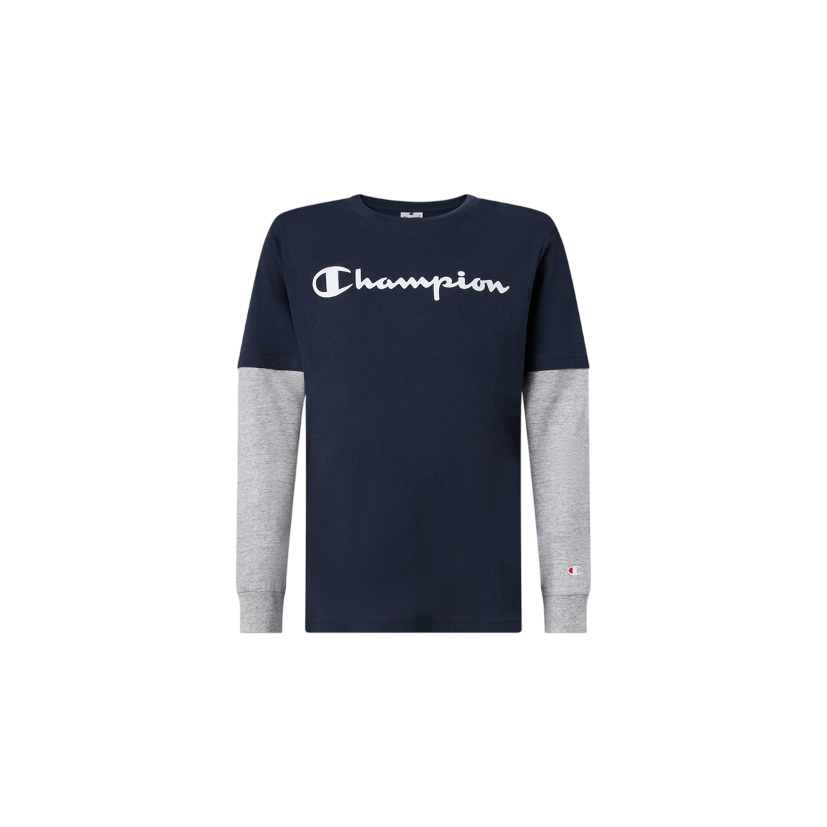 Champion T-Shirt A Maniche Lunghe da Bambino/Ragazzo Con Logo Script - 307324