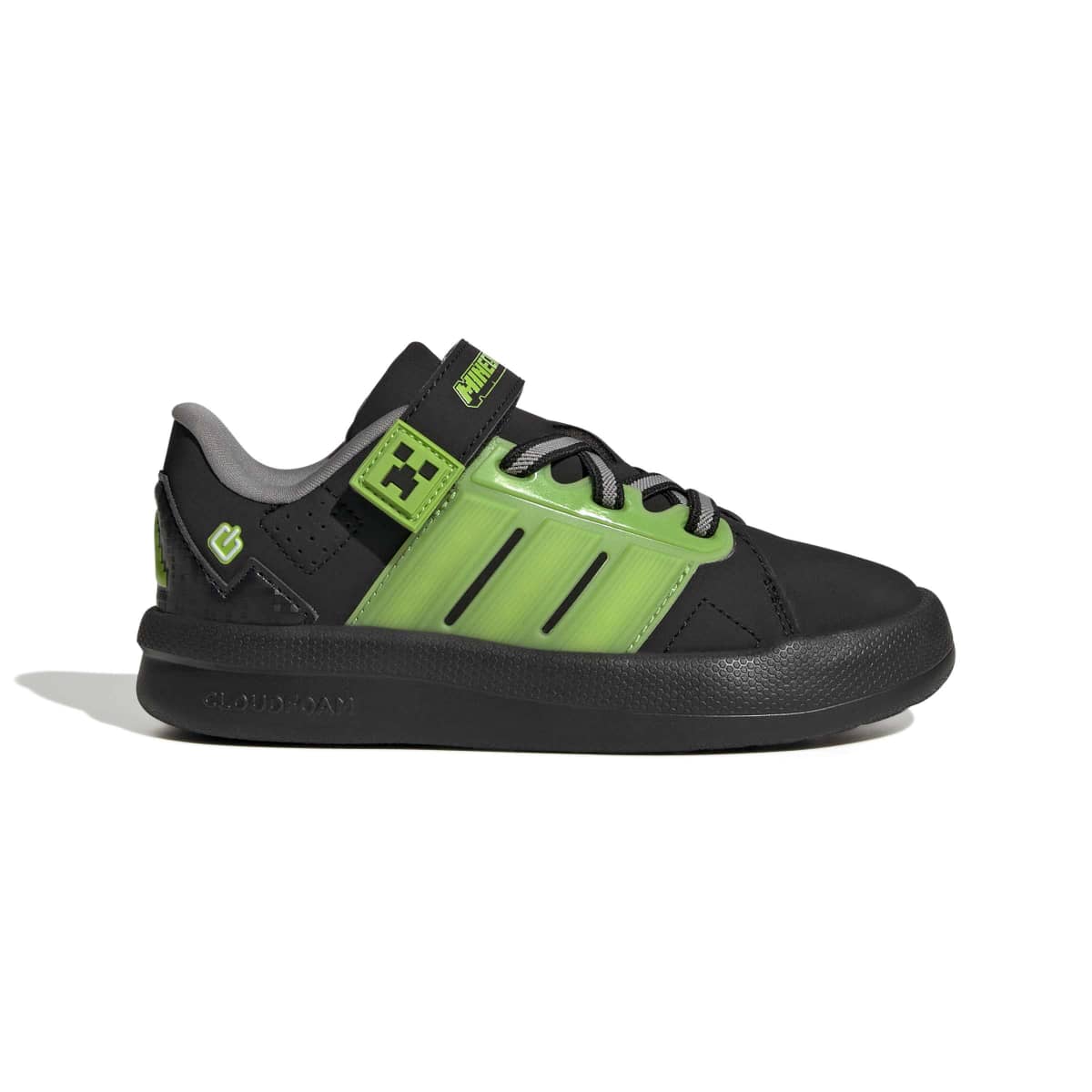 Adidas Minecraft Lightorama Elastic Children - Sneaker da Bambino con Luci on/off (KI9111)