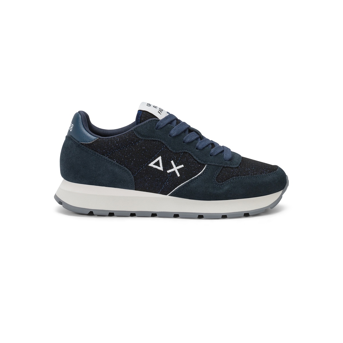 SUN68 Ally Glitter Navy Blue – Sneaker Casual da Donna - Z46204
