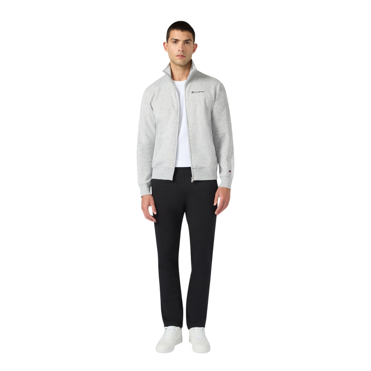 Champion Tuta da Uomo Full Zip in Cotone Felpato – 221786