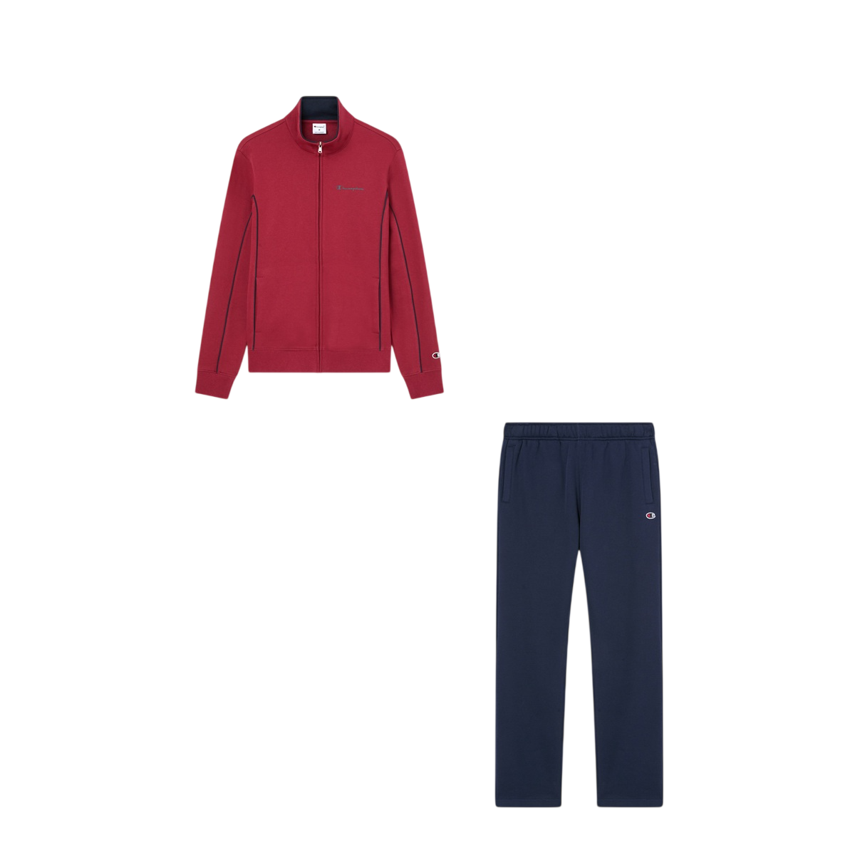 Champion Tuta Full Zip da Uomo con interno felpato Small Script – 221787