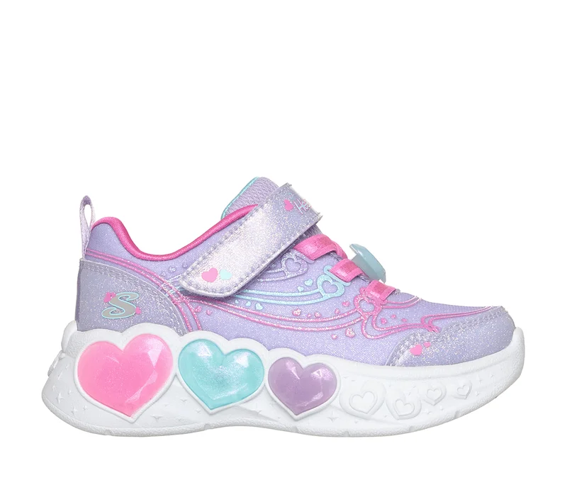 SKECHERS Sneaker Bambina S-Lights: Luci a forma di cuore incantato 303266NC