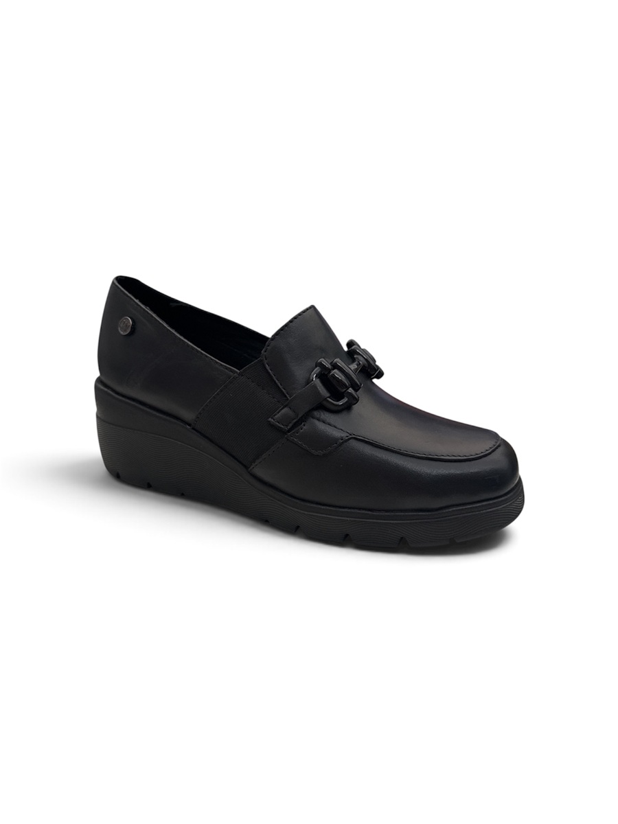 Melluso K55301 - Mocassino da Donna in Pelle con Zeppa