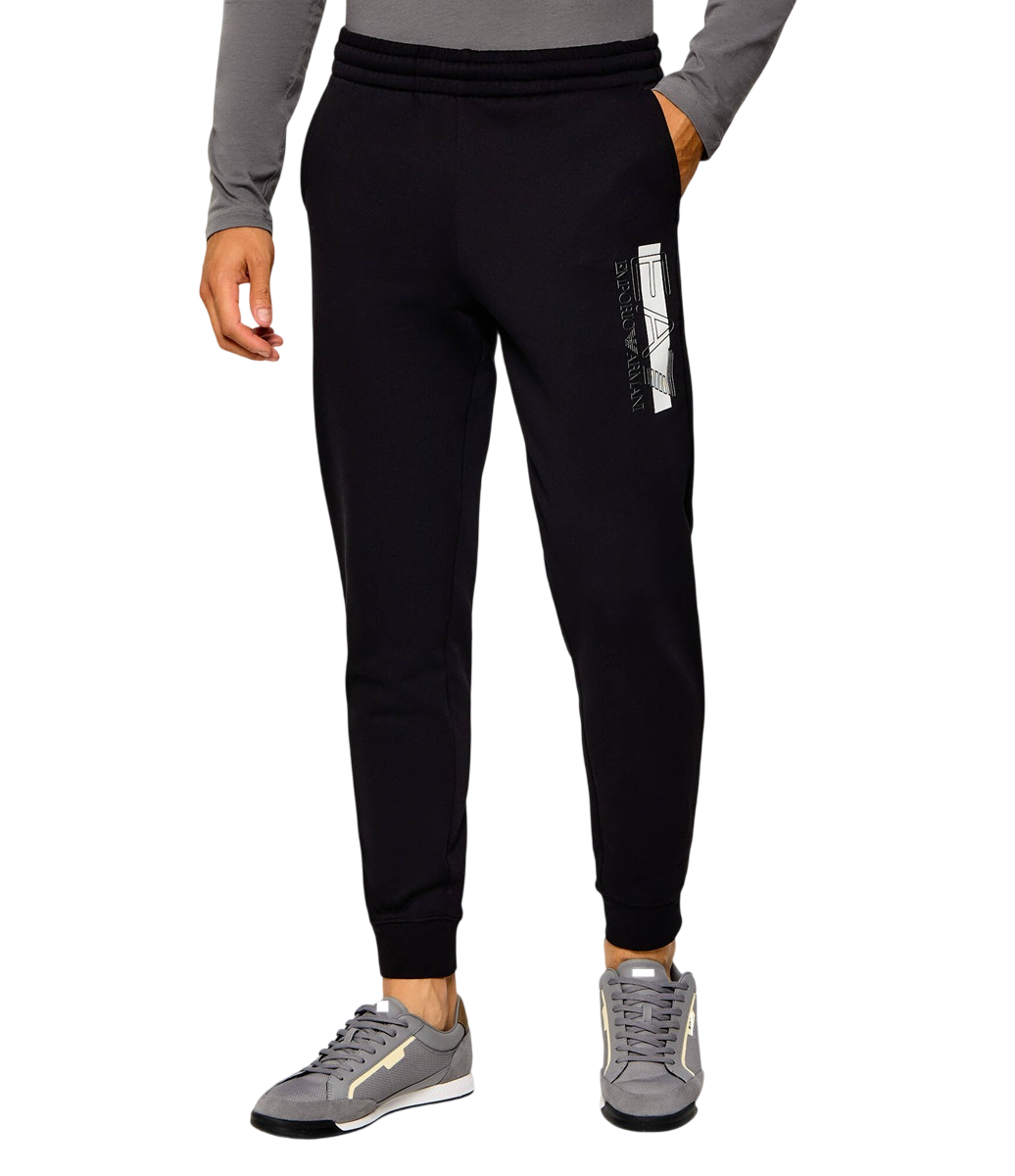 EA7 EMPORIO ARMANI Pantalone Jogger Visibility in Misto Cotone Felpato - 7M002427