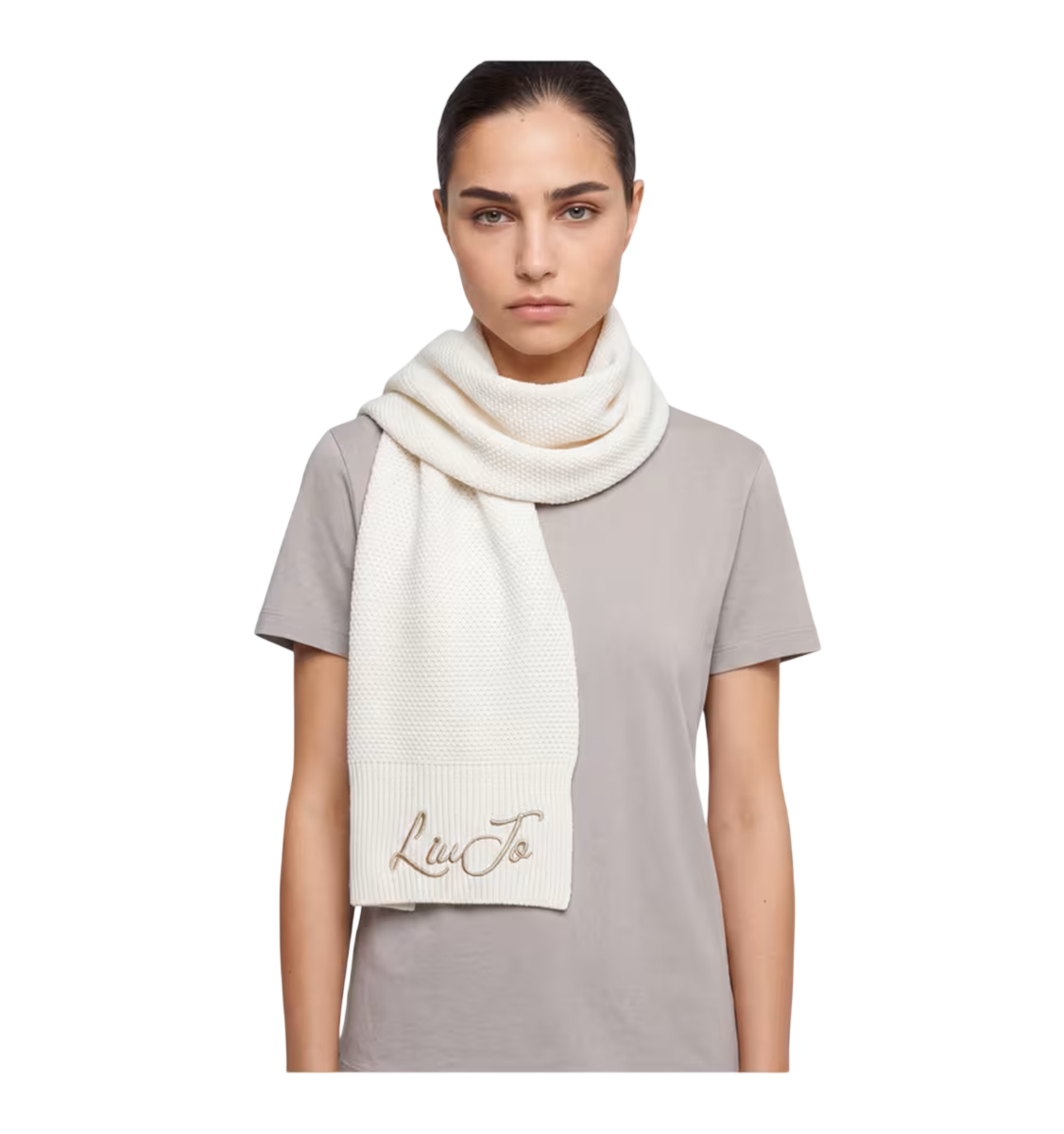 LIU JO Sciarpa Donna con logo TF6269