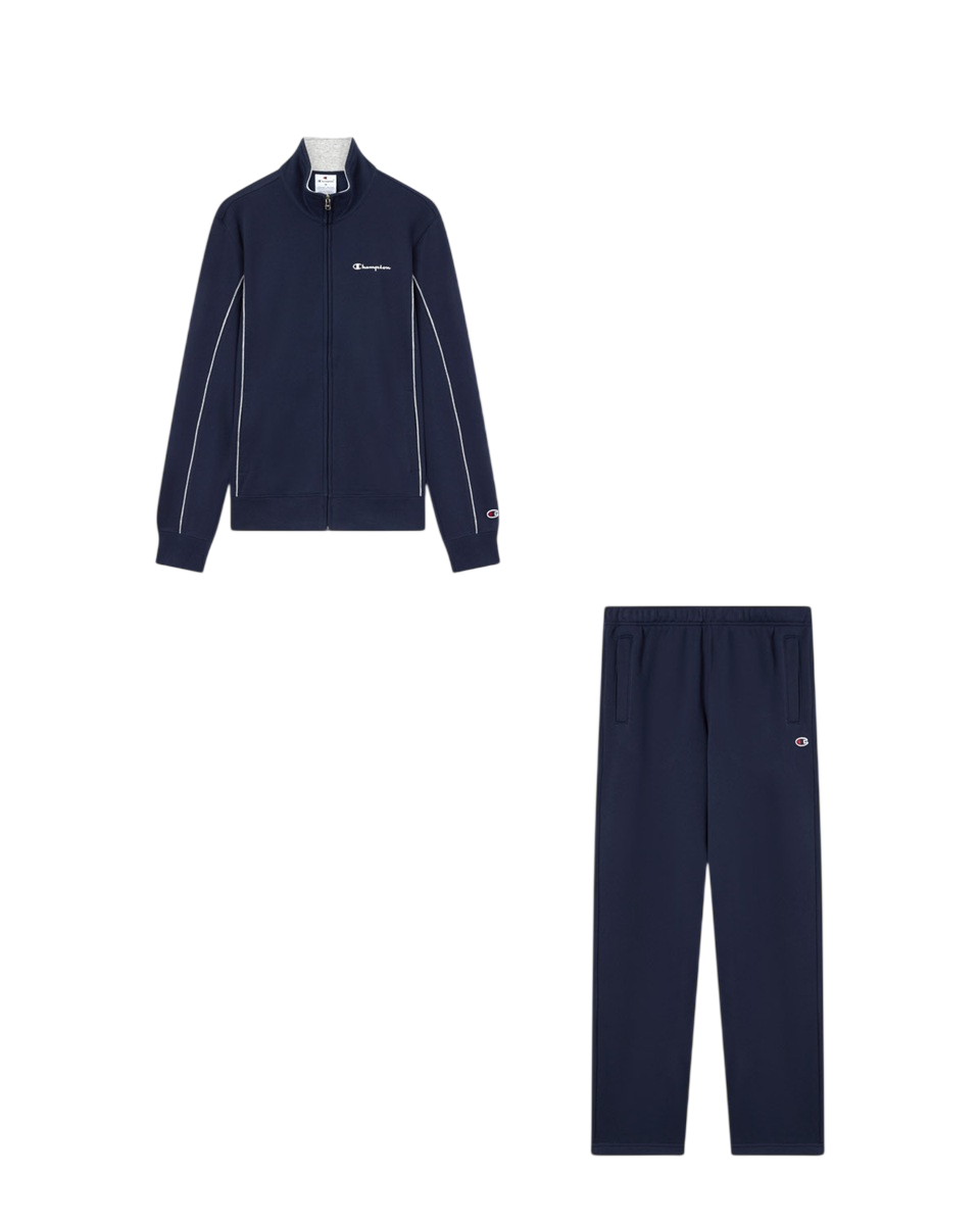 Champion Tuta Full Zip da Uomo con interno felpato Small Script – 221787