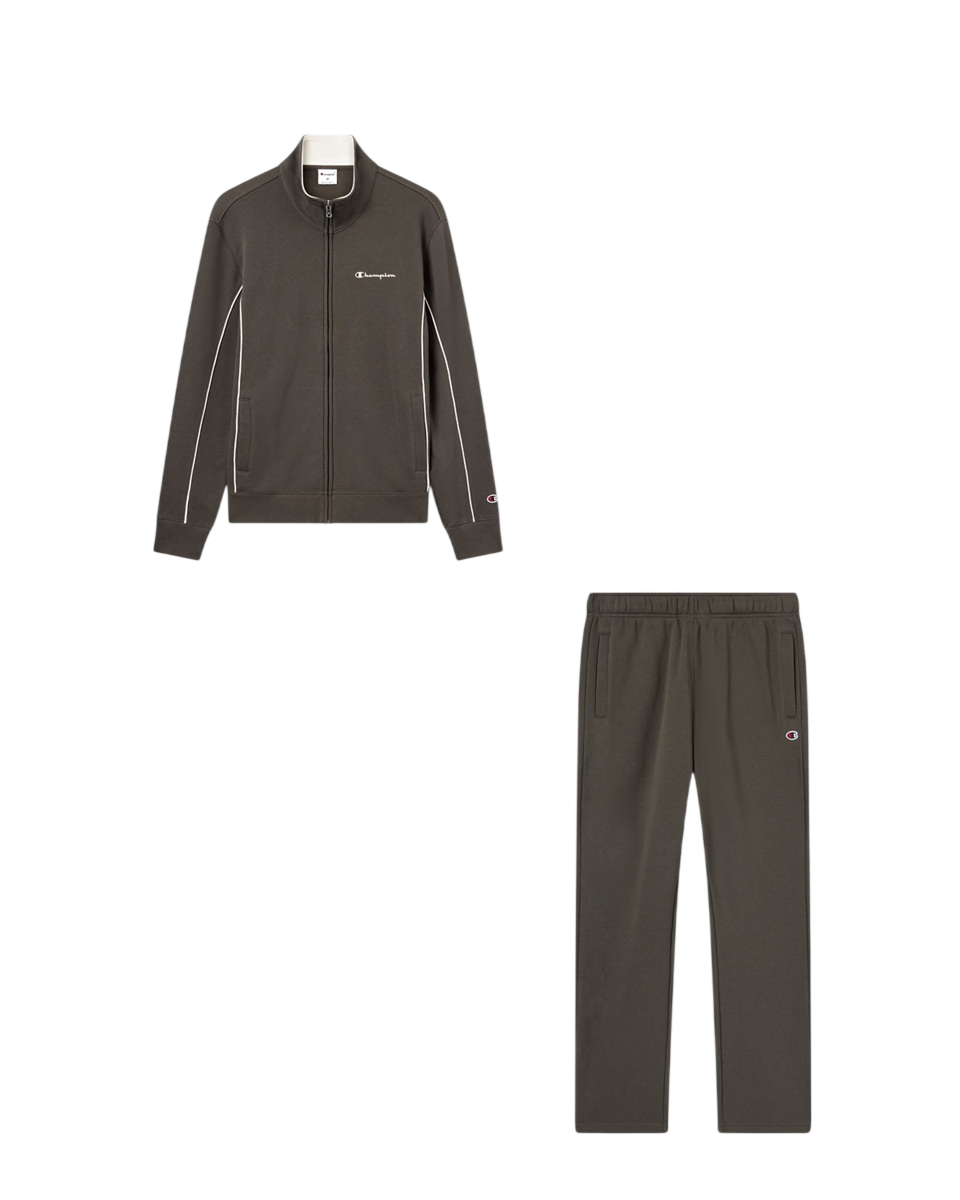 Champion Tuta Full Zip da Uomo con interno felpato Small Script – 221787
