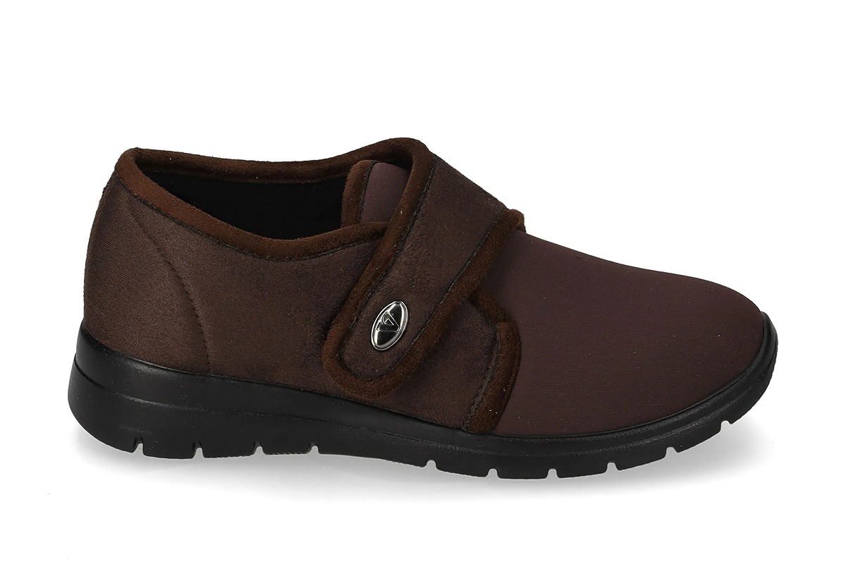 VALLEVERDE Pantofola Elasticizzata con Strappo da Donna adatta per Alluce Valgo – 25362