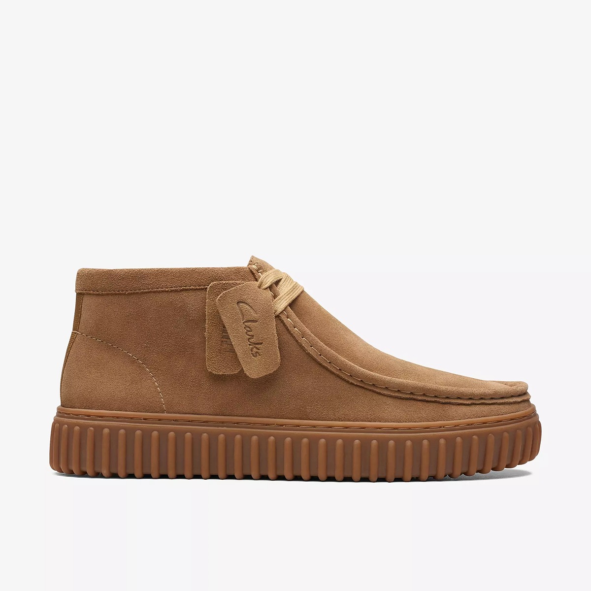 Clarks Torhill Hi – Polacchino in Pelle Scamosciata da Uomo
