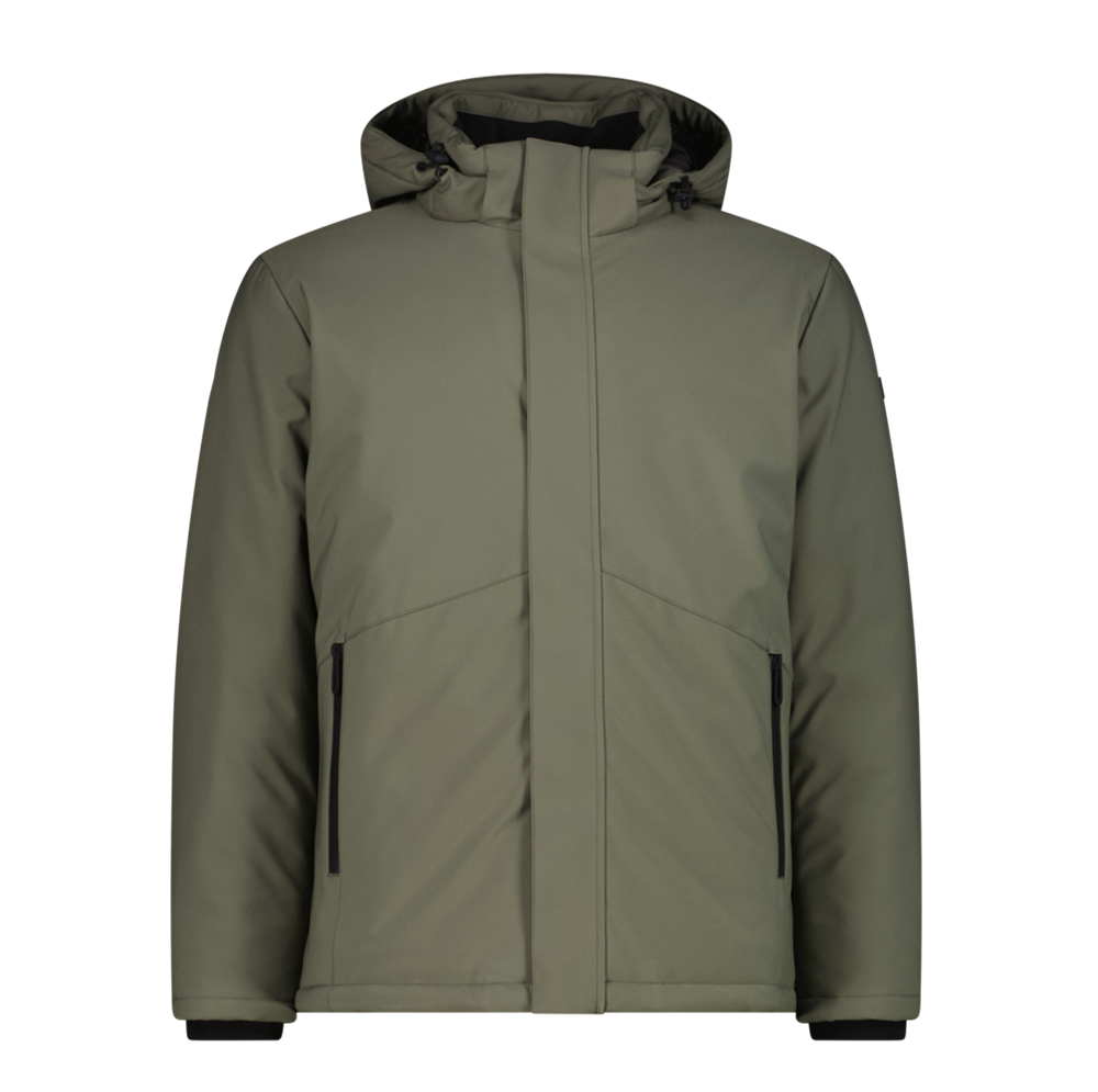 CMP Giacca imbottita da uomo in softshell Con Cappuccio Removibile - 34K0197 / E943