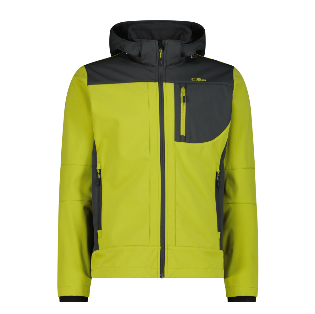 CMP Giacca Uomo in Softshell con Cappuccio Staccabile – 3A01787N / 03EZ