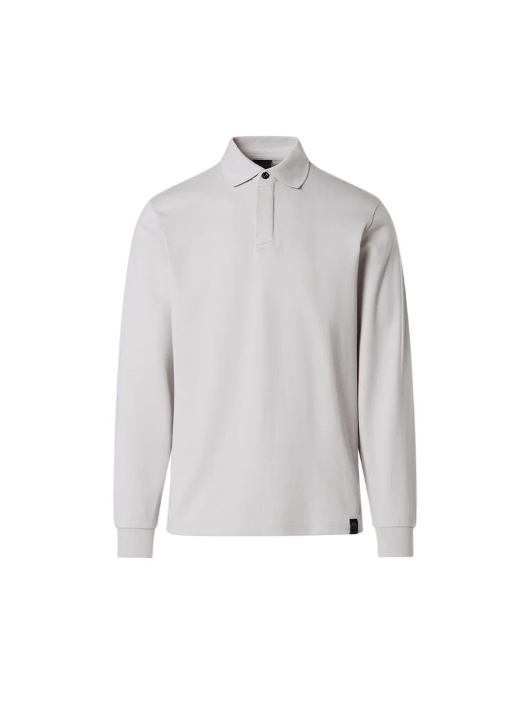 NORTH SAILS Polo a Maniche Lunghe in Tessuto Interlock 692769