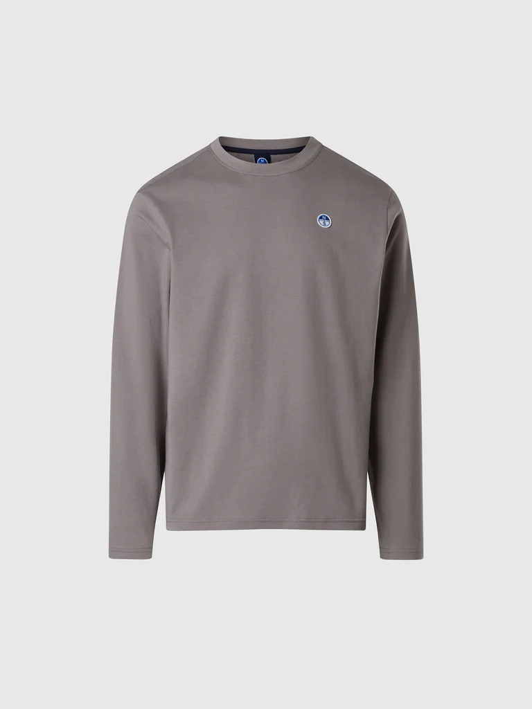 NORTH SAILS T-shirt a maniche lunghe con patch con logo 693137