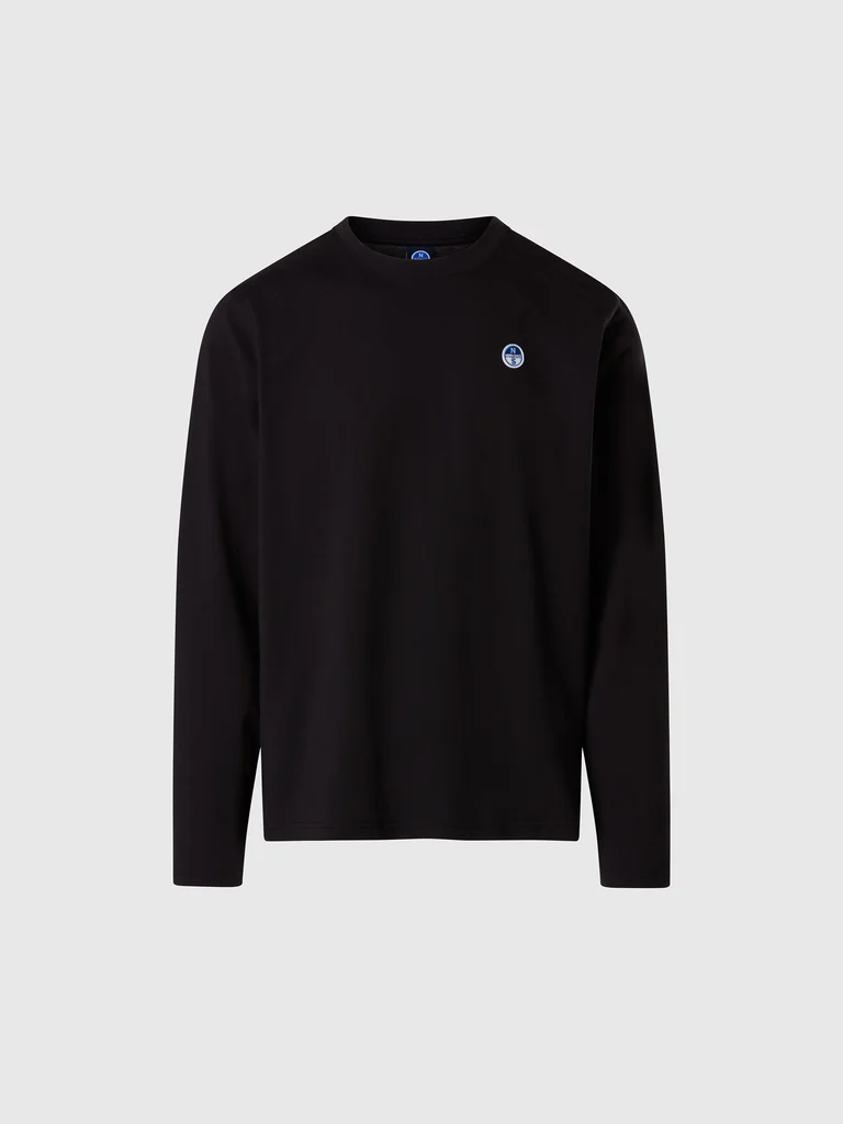 NORTH SAILS T-shirt a maniche lunghe con patch con logo 693137