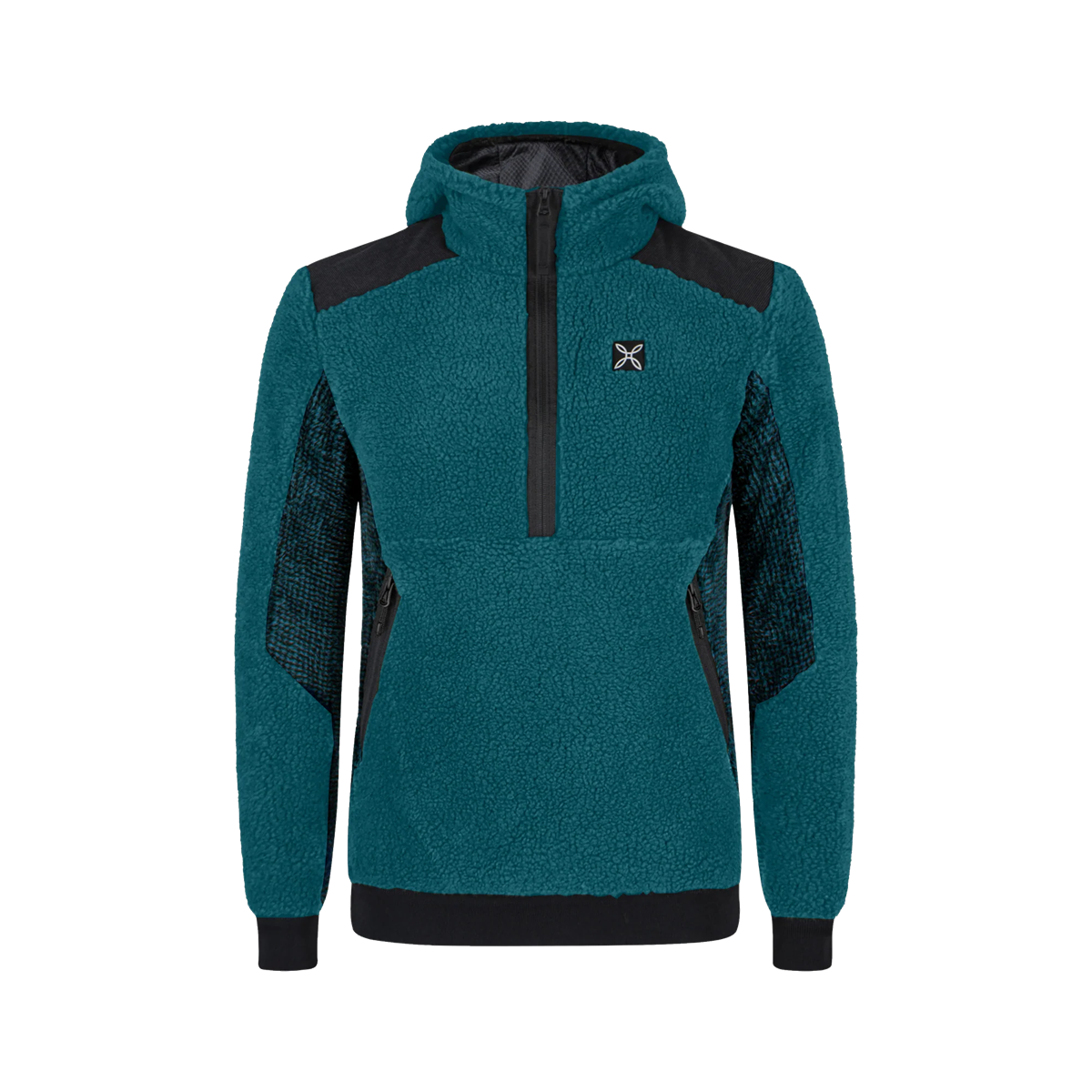 MONTURA Nomad 2 Maglia - Felpa con Cappuccio Isolante a Mezza Zip da Uomo