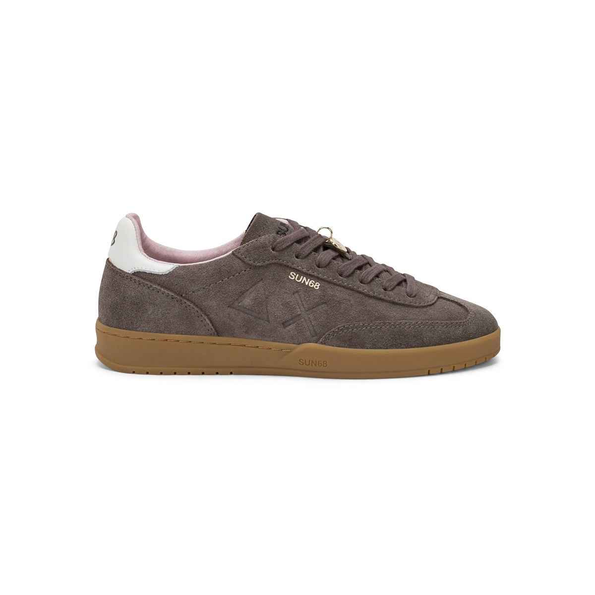 SUN68 California Sun Marrone - Sneaker Casual da Donna in Suede - Z46253
