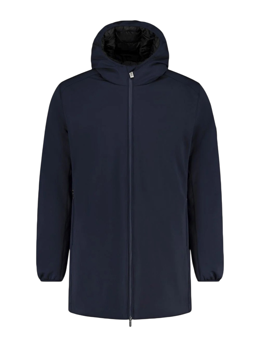 Ciesse Piumini Giacca Lunga Uomo in softshell con cappuccio CLEM 3.0
