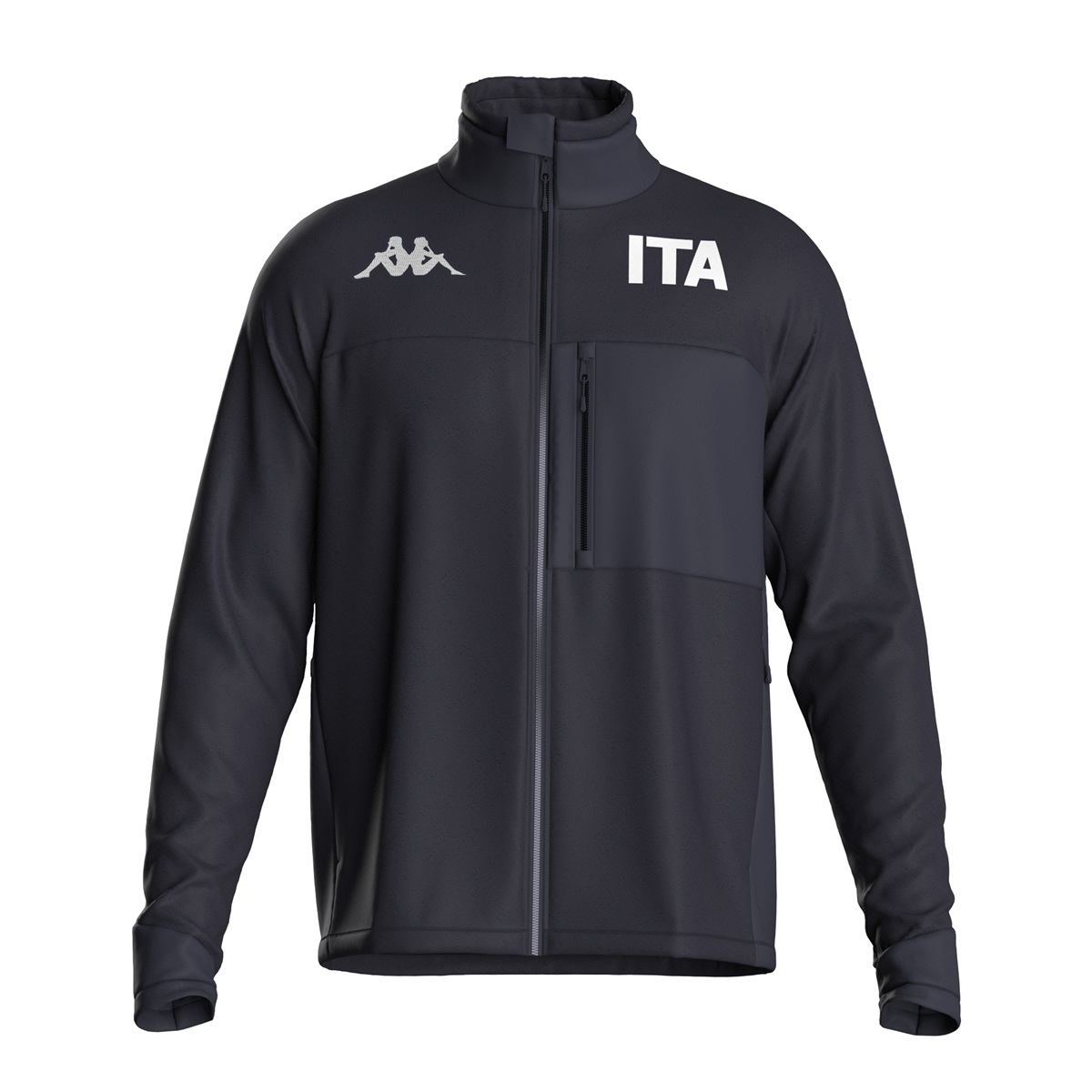 KAPPA 6CENTO 672 ITA - Pile Full Zip da Uomo