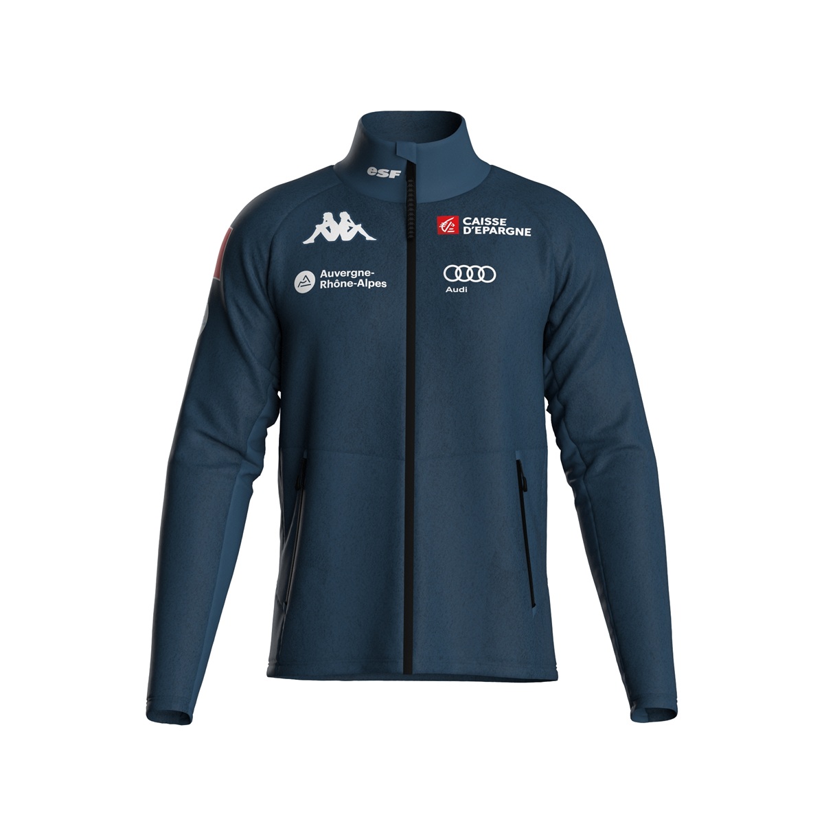 KAPPA 6CENTO 687C FFS - Pile Full Zip Federazione Francese di Sci Unisex