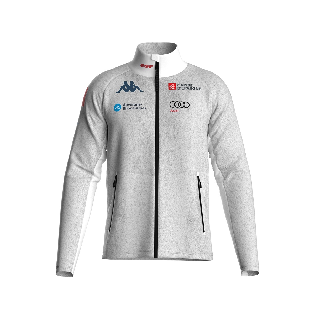 KAPPA 6CENTO 687C FFS - Pile Full Zip Federazione Francese di Sci Unisex