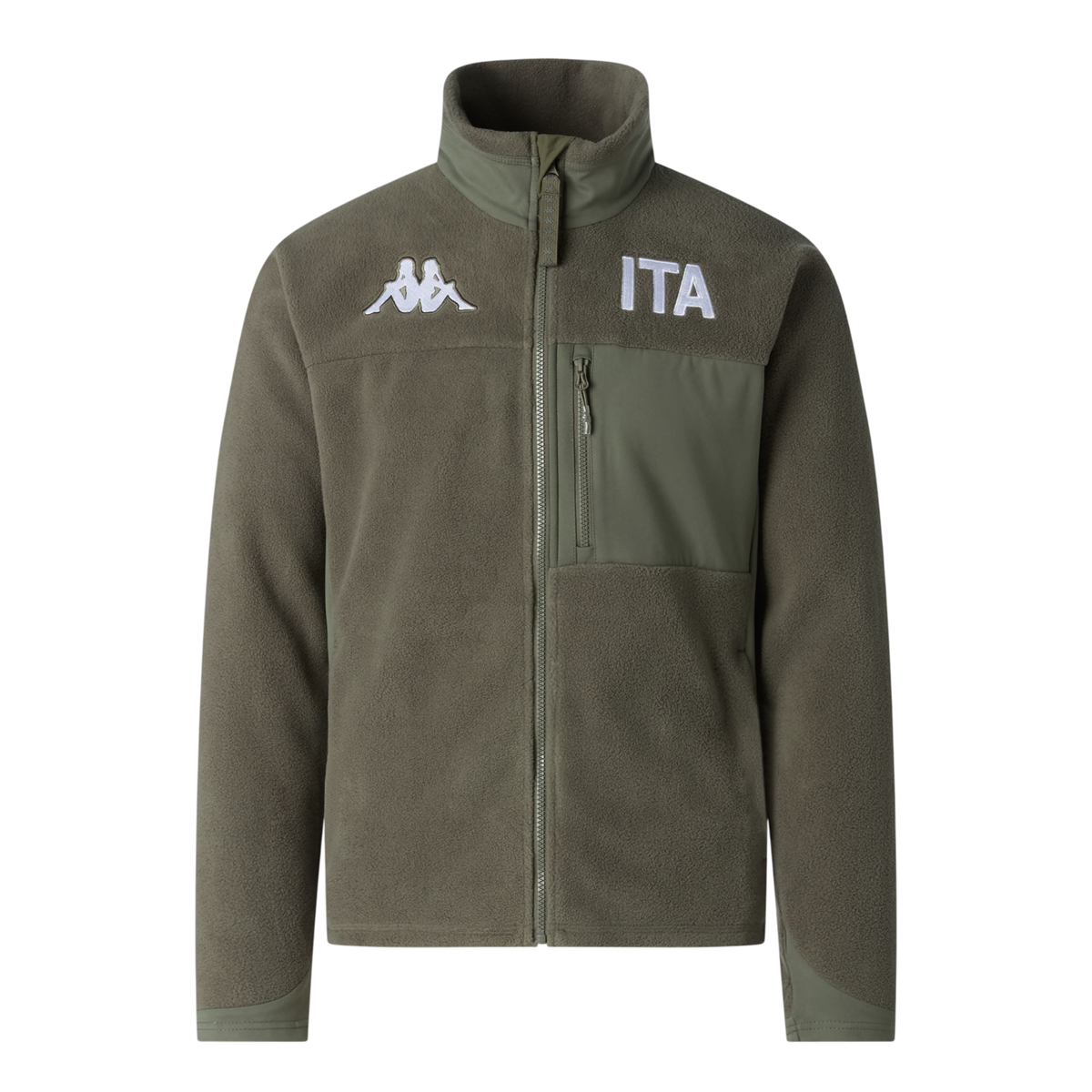 KAPPA 6CENTO 672 ITA - Pile Full Zip da Uomo